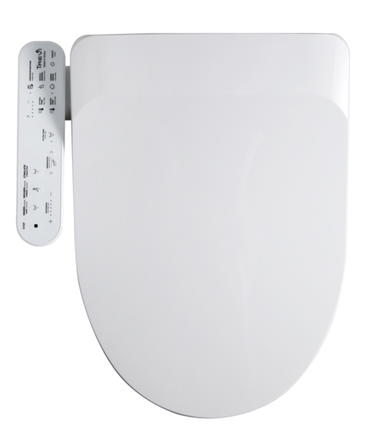 IBAMA Bidet WC Opzet - Intieme Reiniging Met 2 Sproeiers - Wit - Eenvoudige Installatie