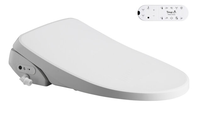 Elektronische Wc bril met bidet Trevi Supreme Wit Elektronische Wc bril met bidet Trevi Supreme Wit