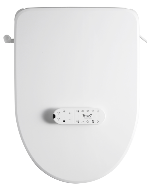 Elektronische Wc bril met bidet Trevi Supreme Wit Elektronische Wc bril met bidet Trevi Supreme Wit