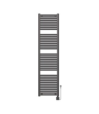 Wiesbaden Elara elektrische radiator Smart WiFi 180x45cm Gunmetal 1000 Watt - 41.3594