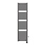 Wiesbaden Wiesbaden Elara elektrische radiator Smart WiFi 180x45cm Gunmetal 1000 Watt - 41.3594