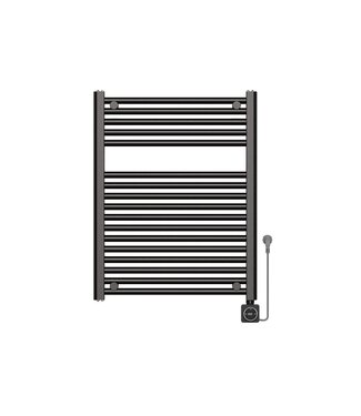 Wiesbaden Elara elektrische radiator Smart WiFi 76x60cm Gunmetal 400 Watt - 41.3538