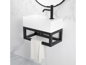 Wiesbaden Fonteinframe Nick Mat Zwart - 395 x 150 x 215 mm - 39.3535