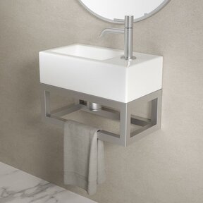 Wiesbaden Fonteinframe Nick RVS - 395 x 150 x 215 mm - 39.3534