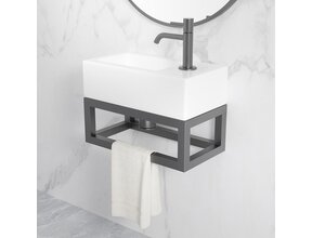 Wiesbaden Fonteinframe Nick Gunmetal - 395 x 150 x 215 mm - 39.3538