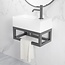 Wiesbaden Wiesbaden Fonteinframe Nick Gunmetal - 395 x 150 x 215 mm - 39.3538