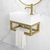 Wiesbaden Fonteinframe Nick Geborsteld Messing - 395 x 150 x 215 mm - 39.3537