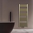 BELRAD Handdoekradiator 160x60cm Geborsteld Goud - 557 Watt Midden aansluiting