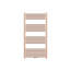 BELRAD Handdoekradiator 120x60cm Geborsteld Koper - 414 Watt Midden aansluiting