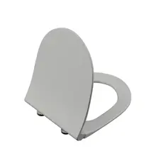 Wc bril VitrA Sento Mat Grijs - Softclose Slim toiletzitting