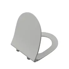 Wc bril VitrA Sento Mat Grijs - Softclose Slim toiletzitting