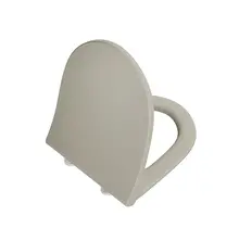 Wc bril VitrA Sento Mat Taupe - Softclose Slim toiletzitting