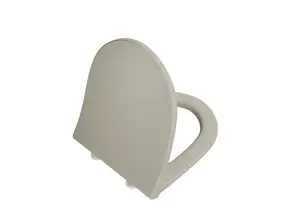 Wc bril VitrA Sento Mat Taupe - Softclose Slim toiletzitting