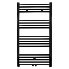 Aloni Girne Handdoekradiator 110x60cm Zwart 558Watt Links Rechts Aansluiting Designradiator