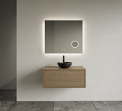 Gliss Joa Badkamermeubel met Topblad 60cm Ash Gray 1 softclose lade