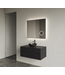 Gliss Joa Badkamermeubel met Topblad 60cm Black Veneer 1 softclose lade