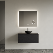 Gliss Joa Badkamermeubel met Topblad 60cm Black Veneer 1 softclose lade