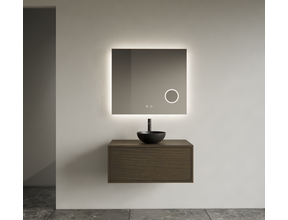 Gliss Joa Badkamermeubel met Topblad 60cm Charcoal 1 softclose lade