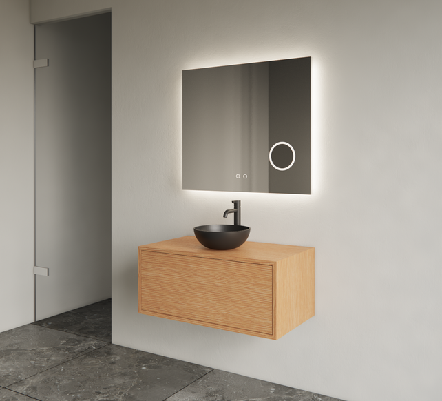 Gliss Joa Badkamermeubel met Topblad 70cm Pure 1 softclose lade