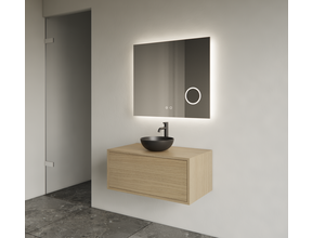 Gliss Joa Badkamermeubel met Topblad 70cm Corn Silk 1 softclose lade