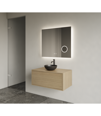 GLISS DESIGN Gliss Joa Badkamermeubel met Topblad 70cm Corn Silk 1 softclose lade