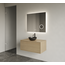 GLISS DESIGN Gliss Joa Badkamermeubel met Topblad 70cm Corn Silk 1 softclose lade