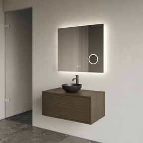 Gliss Joa Badkamermeubel met Topblad 70cm Charcoal 1 softclose lade