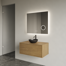 Gliss Joa Badkamermeubel met Topblad 70cm Castle Brown 1 softclose lade