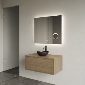 Gliss Joa Badkamermeubel met Topblad 70cm Ash Gray 1 softclose lade