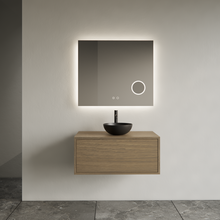 Gliss Joa Badkamermeubel met Topblad 80cm Ash Gray 1 softclose lade