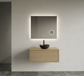 Gliss Joa Badkamermeubel met Topblad 80cm Corn Silk 1 softclose lade Gliss Joa Badkamermeubel met Topblad 80cm Corn Silk 1 softclose lade