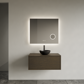 Gliss Joa Badkamermeubel met Topblad 80cm Charcoal 1 softclose lade