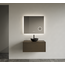 GLISS DESIGN Gliss Joa Badkamermeubel met Topblad 80cm Charcoal 1 softclose lade