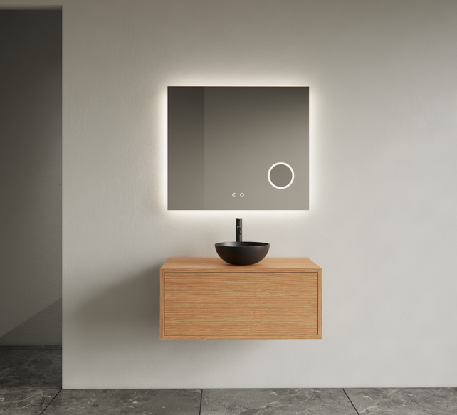 Gliss Joa Badkamermeubel met Topblad 80cm Pure 1 softclose lade