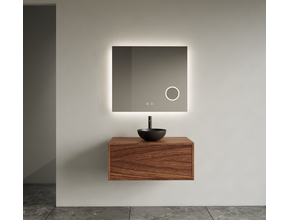 Gliss Joa Badkamermeubel met Topblad 80cm Walnut 1 softclose lade