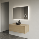 Gliss Joa Badkamermeubel met Topblad 90cm Corn Silk 1 softclose lade