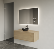 Gliss Joa Badkamermeubel met Topblad 90cm Corn Silk 1 softclose lade