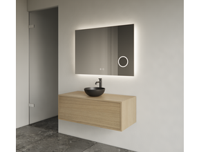 Gliss Joa Badkamermeubel met Topblad 90cm Corn Silk 1 softclose lade