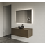 GLISS DESIGN Gliss Joa Badkamermeubel met Topblad 90cm Charcoal 1 softclose lade