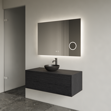 Gliss Joa Badkamermeubel met Topblad 90cm Black Veneer 1 softclose lade