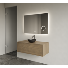 Gliss Joa Badkamermeubel met Topblad 90cm Ash Gray 1 softclose lade