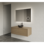 GLISS DESIGN Gliss Joa Badkamermeubel met Topblad 90cm Ash Gray 1 softclose lade