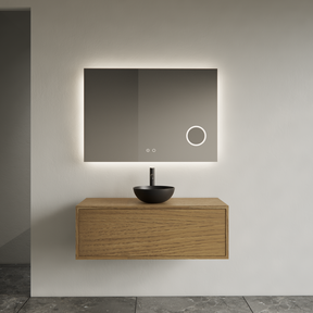 Gliss Joa Badkamermeubel met Topblad 100cm Castle Brown 1 softclose lade