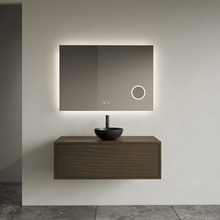 Gliss Joa Badkamermeubel met Topblad 100cm Charcoal 1 softclose lade