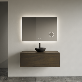 Gliss Joa Badkamermeubel met Topblad 100cm Charcoal 1 softclose lade