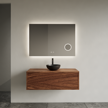 Gliss Joa Badkamermeubel met Topblad 100cm Walnut 1 softclose lade