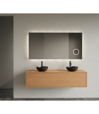 GLISS DESIGN Gliss Joa Badkamermeubel met Topblad 120cm Pure 1 softclose lade