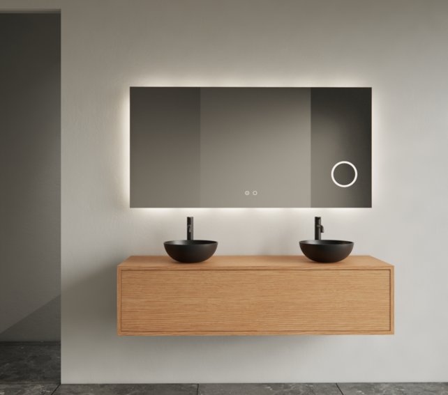 Gliss Joa Badkamermeubel met Topblad 120cm Pure 1 softclose lade