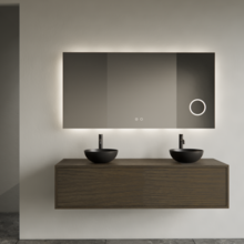 Gliss Joa Badkamermeubel met Topblad 120cm Charcoal 1 softclose lade