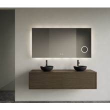 Gliss Joa Badkamermeubel met Topblad 120cm Charcoal 1 softclose lade